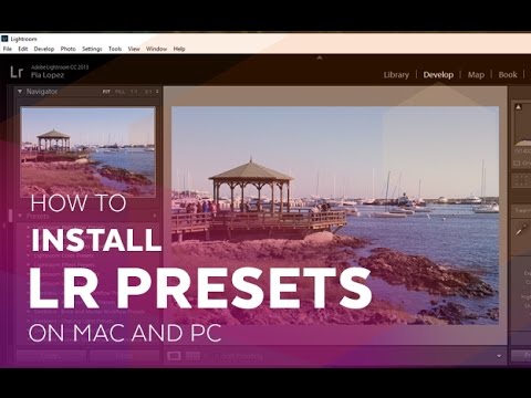 how to install lightroom presets